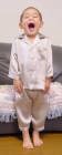 天国で作られた♪天使仕様のスヤスヤシルクパジャマ　男の子長袖 80cm〜130ｃｍまであります。　蘇州専門の中国雑貨ショップ　蘇州屋